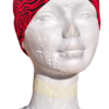 Diadema turbante cebra roja