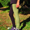 Leggins bicolor caqui