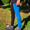 Leggins bicolor petroleo
