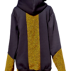 sudadera leopardo mostaza capucha