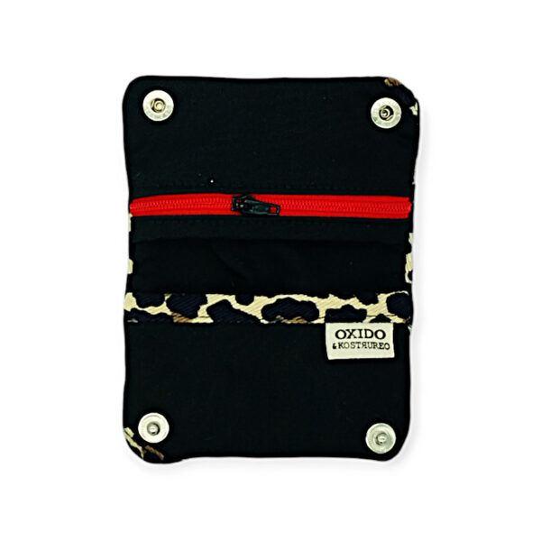 Monedero tarjetero leopardo