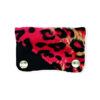 Monedero tarjetero leopardo rosa pelo