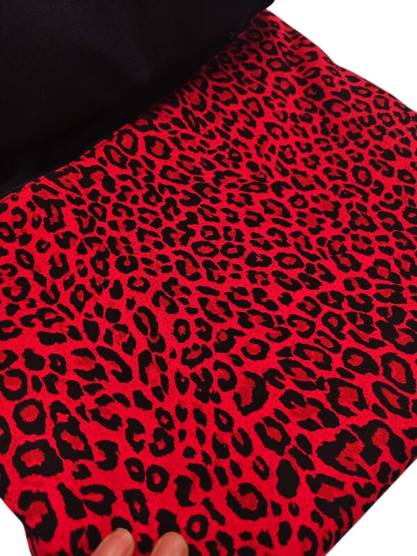 Totebag leopardo rojo - Imagen 2