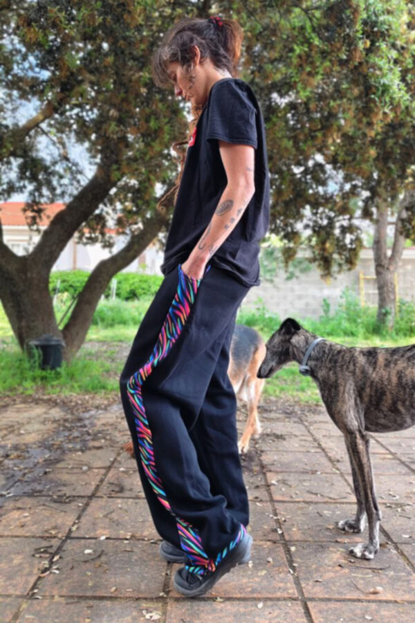 pantalón de chandal cebra colores 3