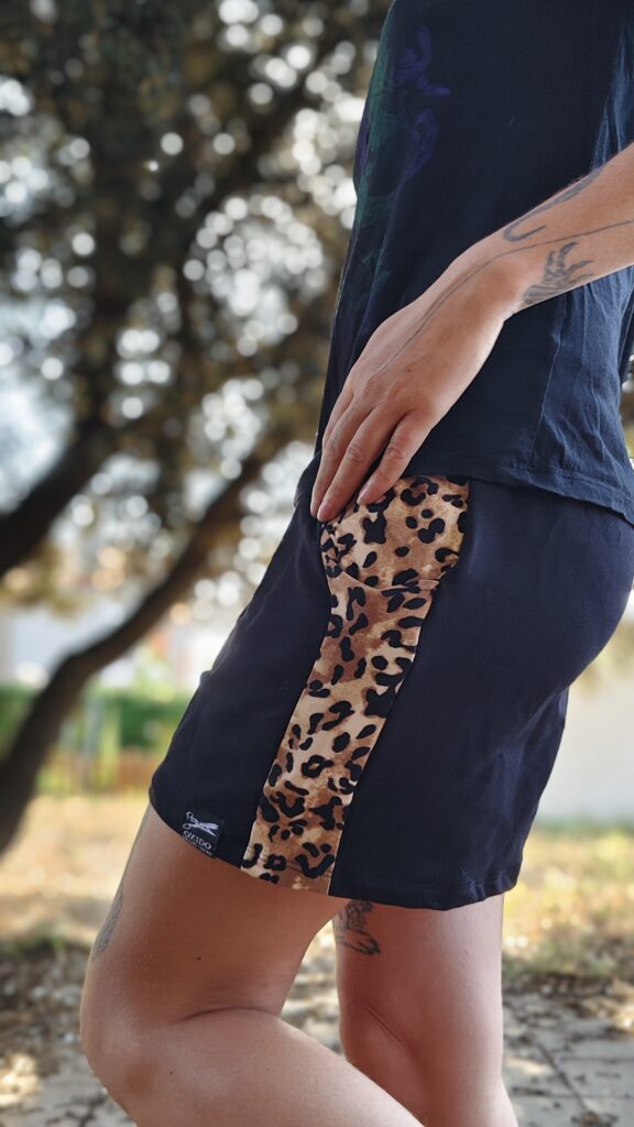 Pantalón corto leopardo