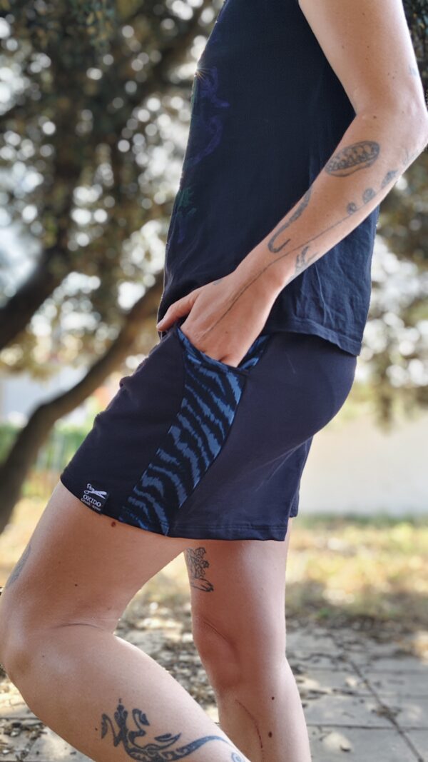 pantalón corto cebra