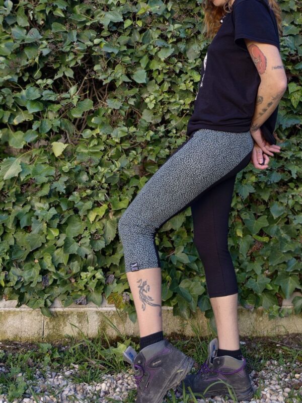 Leggins 3/4 leopardo
