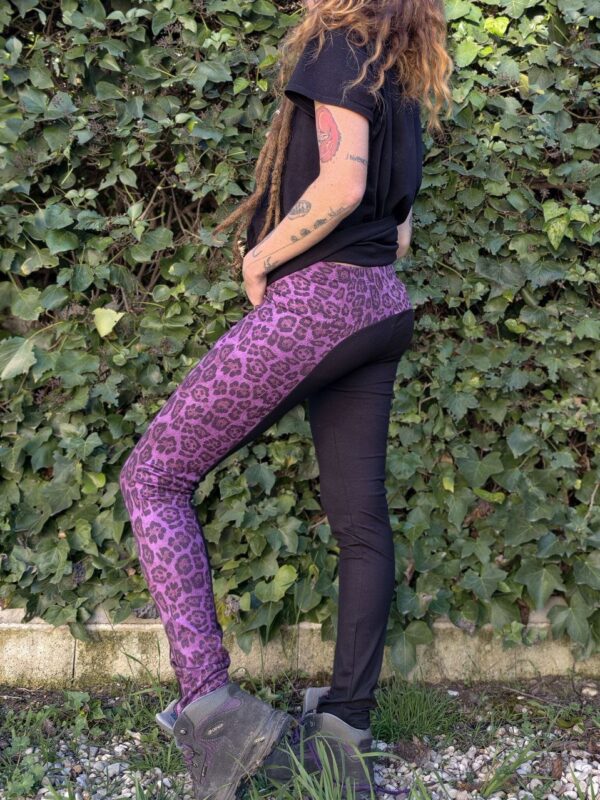 Leggins leopardo lila