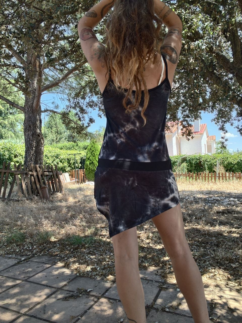Vestido tie-dye